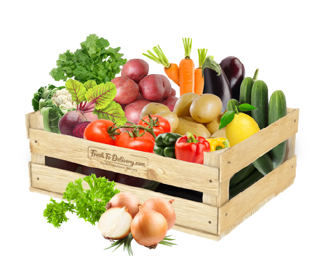 Fresh vegetable crate